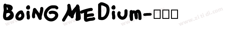 Boing Medium字体转换